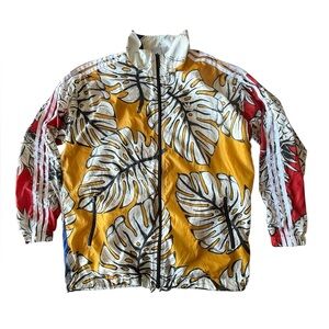 adidas Originals X The FARM full Zip Jacket, Women’s Medium Brazil